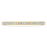 Round Diamond Semi-Eternity Wedding Band Ring in Yellow Gold (MVSXB1098-Y)