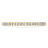 Round Diamond 3/4 Way Semi-Eternity Wedding Band Ring in Yellow Gold (MVSXB1099-Y)