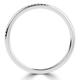 Round Diamond Semi-Eternity Wedding Band Ring in White Gold (MVSXB1112-W)