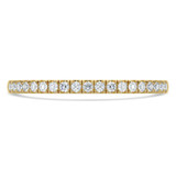 Round Diamond Semi-Eternity Wedding Band Ring in Yellow Gold (MVSXB1129-Y)