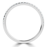 Round Diamond Semi-Eternity Wedding Band Ring in White Gold (MVSXB1132-W)