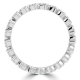 Full Eternity Marquise Diamond Anniversary Wedding Band Ring in White Gold (MVSAR1022-W)