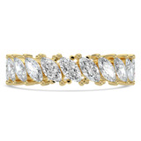 Full Eternity Marquise Diamond Anniversary Wedding Band Ring in Yellow Gold (MVSAR1022-Y)