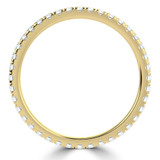 Full Eternity Round Diamond Anniversary Wedding Band Ring in Yellow Gold (MVSAR1024-Y)