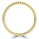 Full Eternity Round Diamond Anniversary Wedding Band Ring in Yellow Gold (MVSAR1025-Y)