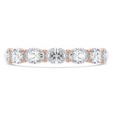Full Eternity Oval Diamond Anniversary Wedding Band Ring in Rose Gold (MVSAR1026-R)