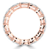 Full Eternity Oval Diamond Anniversary Wedding Band Ring in Rose Gold (MVSAR1026-R)