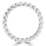 Full Eternity Round Diamond Anniversary Wedding Band Ring in White Gold (MVSAR1027-W)