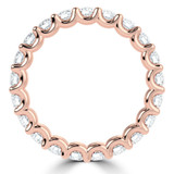 Full Eternity Round Diamond Anniversary Wedding Band Ring in Rose Gold (MVSAR1028-R)
