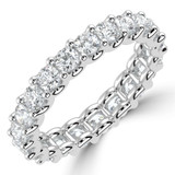 Full Eternity Round Diamond Anniversary Wedding Band Ring in White Gold (MVSAR1028-W)