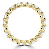 Full Eternity Round Diamond Anniversary Wedding Band Ring in Yellow Gold (MVSAR1028-Y)