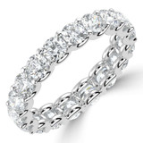 Full Eternity Round Diamond Anniversary Wedding Band Ring in White Gold (MVSAR1029-W)