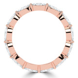 Full Eternity Marquise Diamond Anniversary Wedding Band Ring in Rose Gold (MVSAR1033-R)