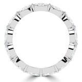 Full Eternity Marquise Diamond Anniversary Wedding Band Ring in White Gold (MVSAR1033-W)