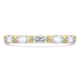 Full Eternity Marquise Diamond Anniversary Wedding Band Ring in Yellow Gold (MVSAR1033-Y)
