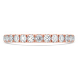 Full Eternity Round Diamond Anniversary Wedding Band Ring in Rose Gold (MVSAR1036-R)