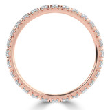 Full Eternity Round Diamond Anniversary Wedding Band Ring in Rose Gold (MVSAR1036-R)