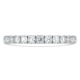 Full Eternity Round Diamond Anniversary Wedding Band Ring in White Gold (MVSAR1037-W)