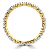 Full Eternity Round Diamond Anniversary Wedding Band Ring in Yellow Gold (MVSAR1038-Y)