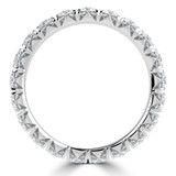 Full Eternity Round Diamond Anniversary Wedding Band Ring in White Gold (MVSAR1039-W)