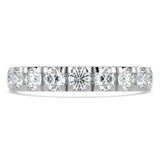 Full Eternity Round Diamond Anniversary Wedding Band Ring in White Gold (MVSAR1041-W)
