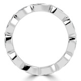Full Eternity Pear Diamond Anniversary Wedding Band Ring in White Gold (MVSAR1046-W)