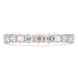 Full Eternity Round Diamond Anniversary Wedding Band Ring in Rose Gold (MVSAR1048-R)