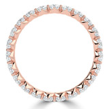 Full Eternity Round Diamond Anniversary Wedding Band Ring in Rose Gold (MVSAR1048-R)