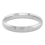 3 MM Comfort Fit Classic Womens Wedding Band in White Gold (MDVBC0001-3MM-W) 3 MM Comfort Fit Classic Womens Wedding Band in White Gold (MDVBC0001-3MM-W)