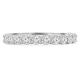 Round Diamond Semi-Eternity Wedding Band Ring in White Gold (MVSXB0058-W) Round Diamond Semi-Eternity Wedding Band Ring in White Gold (MVSXB0058-W)