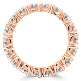 Full Eternity Round Diamond Anniversary Wedding Band Ring in Rose Gold (MVSAR0002-R)