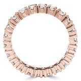 Full Eternity Round Diamond Anniversary Wedding Band Ring in Rose Gold (MVSAR0004-R)