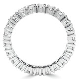 Full Eternity Round Diamond Anniversary Wedding Band Ring in White Gold (MVSAR0004-W)