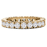 Full Eternity Round Diamond Anniversary Wedding Band Ring in Yellow Gold (MVSAR1004-Y)
