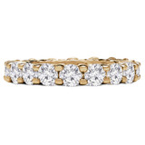 Full Eternity Round Diamond Anniversary Wedding Band Ring in Yellow Gold (MVSAR1008-Y)