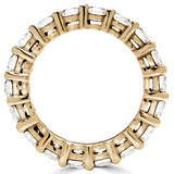 Full Eternity Round Diamond Anniversary Wedding Band Ring in Yellow Gold (MVSAR1008-Y)