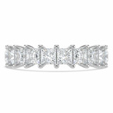 Full Eternity Princess Diamond Anniversary Wedding Band Ring in White Gold (MVSAR1013-W)