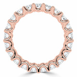 Full Eternity Radiant Diamond Anniversary Wedding Band Ring in Rose Gold (MVSAR1014-R)