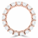Full Eternity Oval Diamond Anniversary Wedding Band Ring in Rose Gold (MVSAR1015-R)