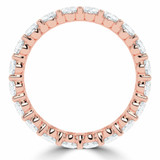 Full Eternity Oval Diamond Anniversary Wedding Band Ring in Rose Gold (MVSAR1016-R)