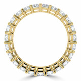 Full Eternity Radiant Diamond Anniversary Wedding Band Ring in Yellow Gold (MVSAR1020-Y)