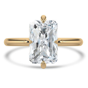 Radiant Diamond Compass Prong Solitaire Engagement Ring in Yellow Gold (MVSLG1356-Y) Radiant Diamond Compass Prong Solitaire Engagement Ring in Yellow Gold (MVSLG1356-Y)