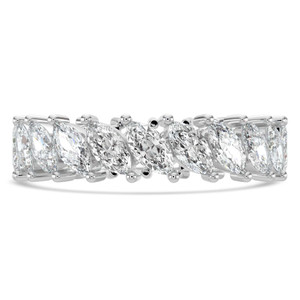 Full Eternity Marquise Diamond Anniversary Wedding Band Ring in White Gold (MVSAR1022-W)