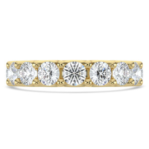 Full Eternity Round Diamond Anniversary Wedding Band Ring in Yellow Gold (MVSAR1030-Y)