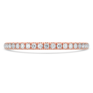 Full Eternity Round Diamond Anniversary Wedding Band Ring in Rose Gold (MVSAR1034-R)