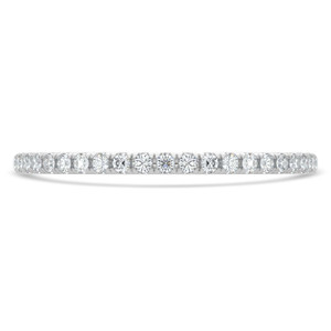 Full Eternity Round Diamond Anniversary Wedding Band Ring in White Gold (MVSAR1043-W)