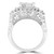 Cushion Diamond Vintage Heart Detail Cushion Halo Three-Stone Engagement Ring in White Gold (MD200155) Cushion Diamond Vintage Heart Detail Cushion Halo Three-Stone Engagement Ring in White Gold (MD200155)