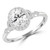 Oval Diamond Vintage Cathedral Oval Halo Engagement Ring in White Gold (MD220292) Oval Diamond Vintage Cathedral Oval Halo Engagement Ring in White Gold (MD220292)