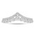 Round Diamond Tiara Semi-Eternity Anniversary Wedding Band Ring in White Gold (MD240427)