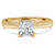 Princess Diamond Solitaire Engagement Ring in Yellow Gold (MD200148) Princess Diamond Solitaire Engagement Ring in Yellow Gold (MD200148)